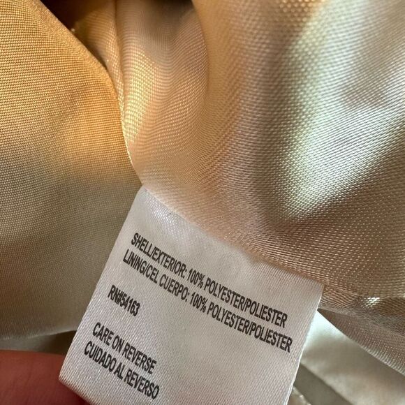 Calvin Klein Double Breasted Tan Car Coat Womens Large Outdoor Preppy Modern - Picture 9 of 10